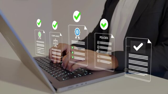 AI compliance certification workflow with enterprise governance automation, digital audit verification, regulatory approval management, intelligent policy validation.