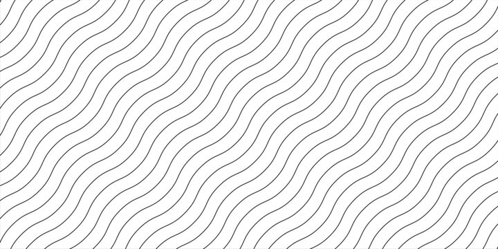 Black wavy lines on white background with irregular curve lines