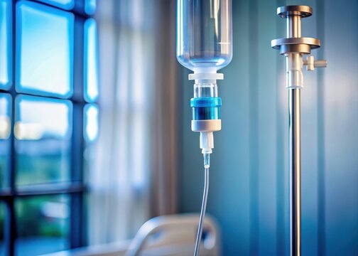 Intravenous fluid infusion through a medical tube inserted into an implantable port for chemotherapy administration