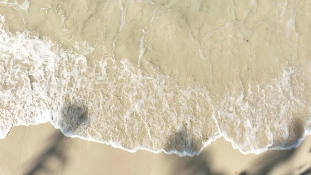 Tropical Nature sand sea and summer sea water with beautiful bright sunlight. Perfect for summer vacation and travel background	

