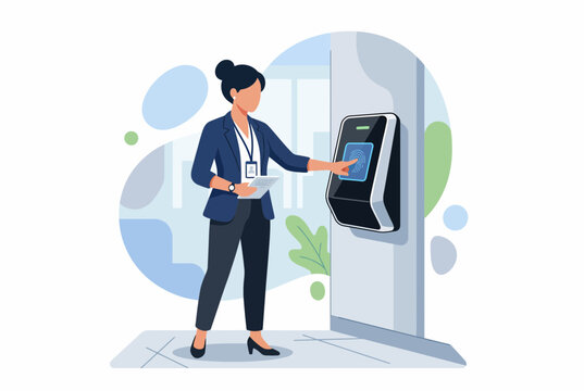 Biometric Fingerprint Scanner for Office Security Access