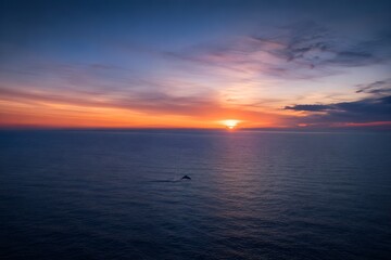 Obraz premium Sunset over the sea sunset sea sun sky clouds water sunrise ocean nature beach cloud reflection horizon landscape. Sunset over the sea orange coast evening dawn morning beautiful island waves dusk.