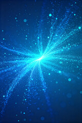 Fototapeta premium Digital Economy Particle Light Effect Vertical Background