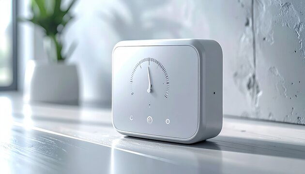 Modern smart home temperature controller device.