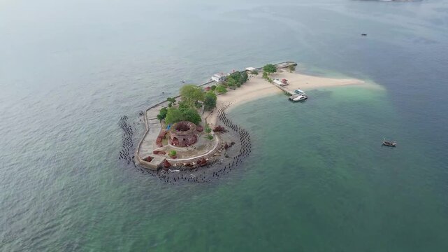 Martello Fortress in Kelor Island Indonesia