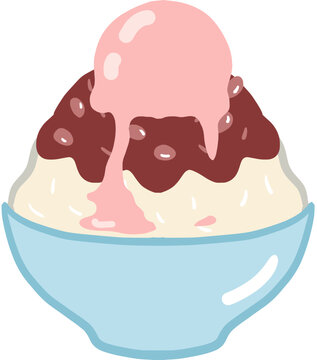 ice cream in a bowl
