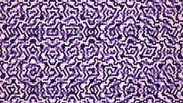 Purple geometric maze pattern, abstract digital labyrinth background, seamless tech texture for web design