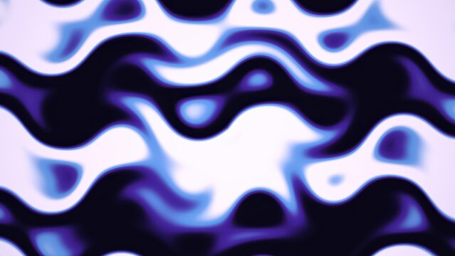 Abstract liquid wave background, blue and purple fluid marble texture, psychedelic wavy pattern for modern digital design