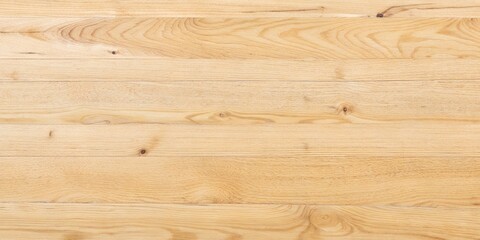 Fototapeta premium Light beige spruce wood plank texture background with horizontal pattern