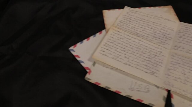 Letters and airmail envelopes 2 - slider moves R to L
