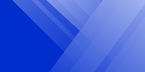 Obraz premium Abstract bright background featuring a dynamic geometric composition of overlapping diagonal corporate chevron shapes with vibrant blue gradients, eps 10.