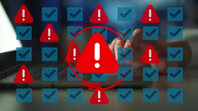 Cyberattack concept. Hackers identify and exploit security vulnerabilities in software and systems to launch attacks. 