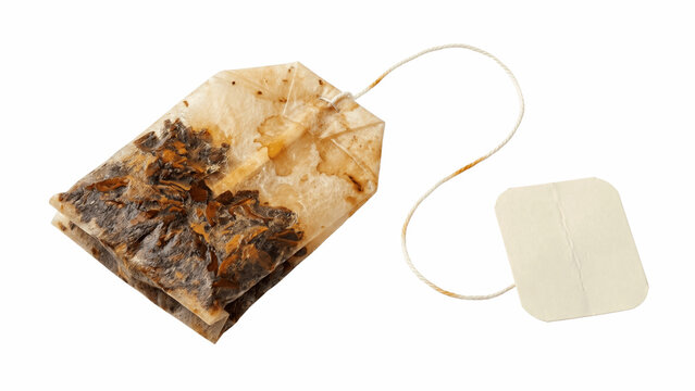 Tea Bag PNG Isolated on Transparent Background for Beverage Design and Packaging