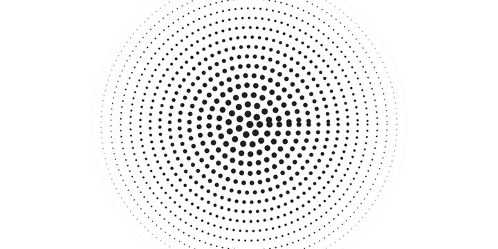 Wave halftone pattern. Halftone dots background. Vector. modern