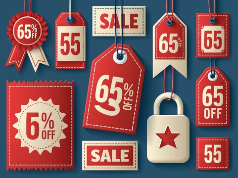 65% OFF Sale tag. 65% Discount Offer.
Discount Promotion. Big sale collection for
banners, labels, posters. Discount offer
price. Vector illustration. Special offer 65%
off label or price tag.