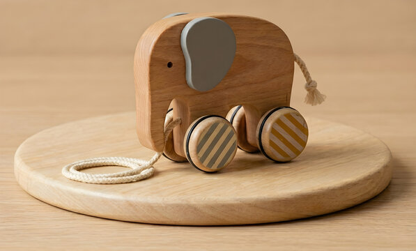 wooden eliphant toy