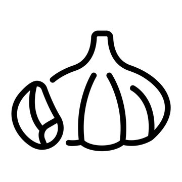 Garlic Line Icon