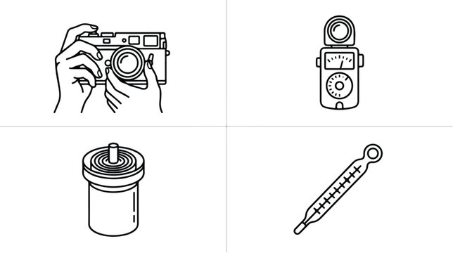 Camera and photography tools.