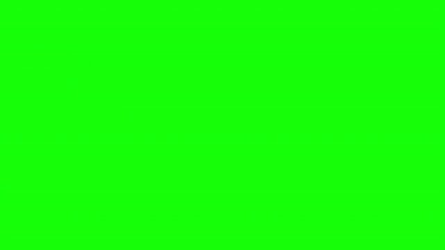Golden dollar coin with angel wings isolated on green screen background in colorful 2D financial animation style