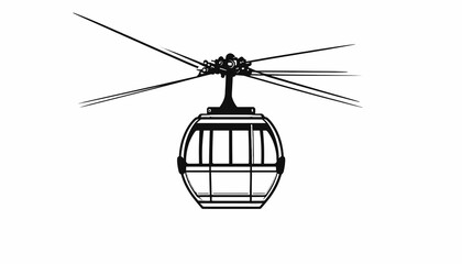 Cable Car Gondola Lift Transportation Vehicle. © jaja