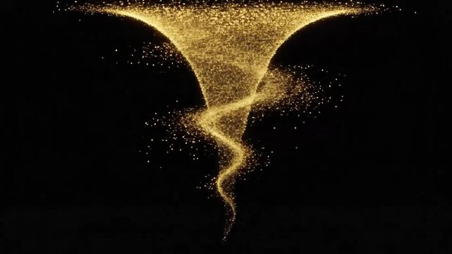 Golden light connecting two heads.