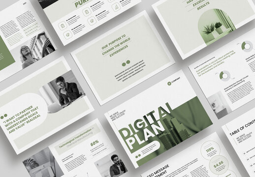 Digital Plan Brochure Layout