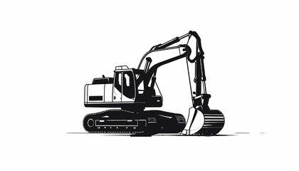 Heavy Duty Excavator Machine Equipment. © adek
