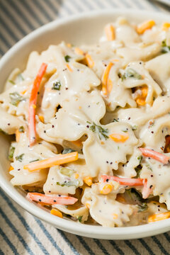 Homemade Creamy Pasta Salad