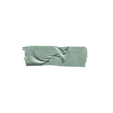 Sage Green Washi Tape Piece with Torn Edge