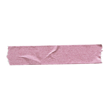 Dusty Pink Washi Tape Piece with Torn Edges 