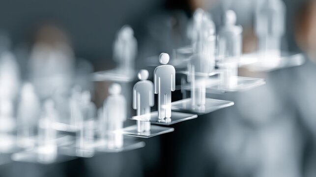 A conceptual image illustrating a dynamic framework for leadership alignment and strategic transition within organizations, highlighting collaboration and business growth.
