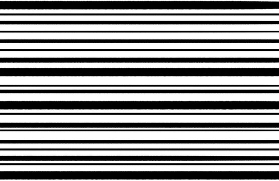 Black and white geometric horizontal stripe pattern abstract parallel lines background