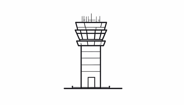 Control Tower Architecture Building Structure.