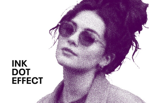Ink Dot Photo Effect