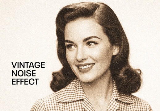 Vintage Noise Photo Effect