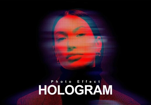 Hologram Photo Effect