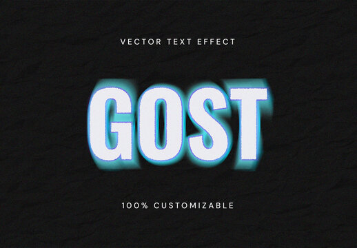 Rainbow Blur Text Effect
