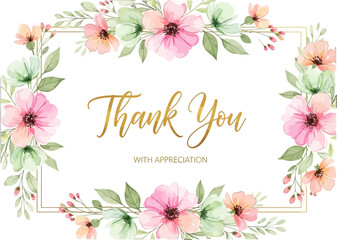 Thank you for your thoughtfulness card with greeting © syeda