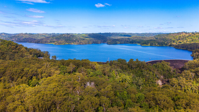 Scenic View of Lake Baroon in the Sunshine Coast Hinterland, Queensland, Australia