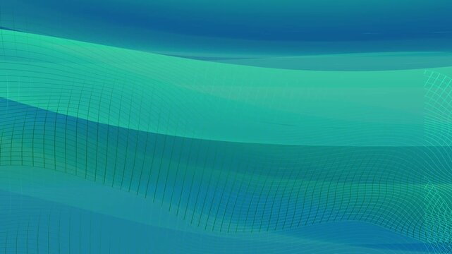Abstract Flowing Teal Wave Pattern 4K