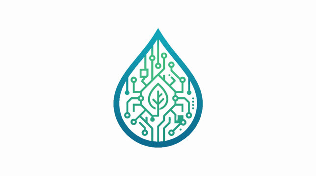 Teal halftone ornamental border design on white background