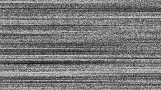 No signal on old tv,  glitch noise static television. tv screen noise glitch effect. Noise on a old TV screen. bad tv Vintage switch on off television concept animation.  no signal animation screen.