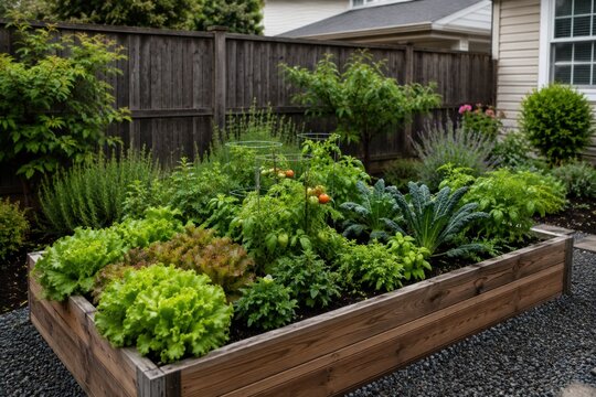 Growing fresh herbs and vegetables at home through indoor gardening and backyard harvest for a healthy sustainable lifestyle.