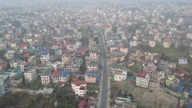 Jhapa City Aerial View | Stunning Drone Footage of Eastern Nepal