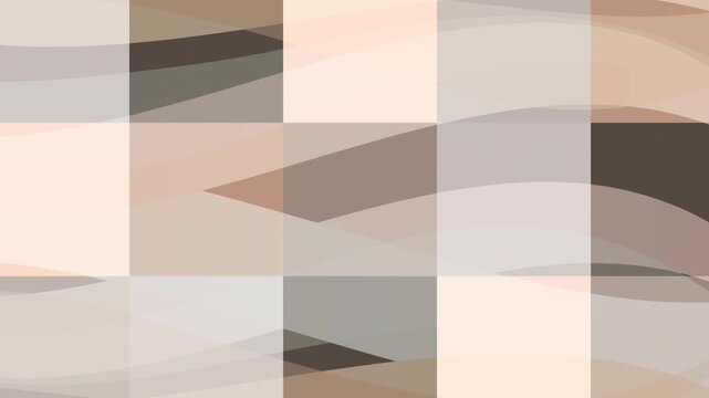 Abstract Geometric Composition with Soft Tones 4K