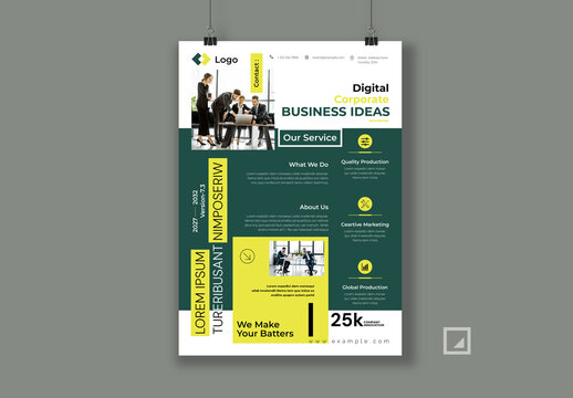Digital Business Flyer Layout