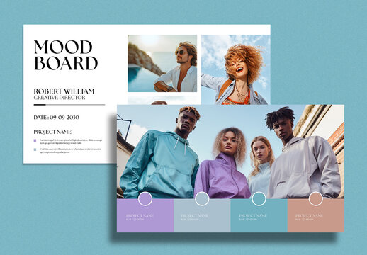 Creative Mood Board Presentation Template