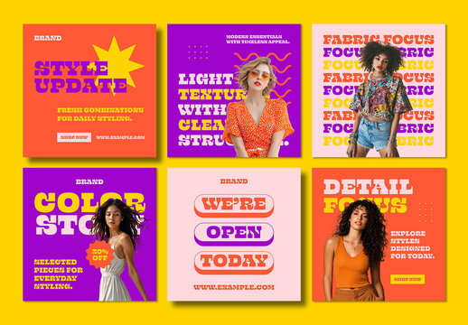 Fashion Social Media Post Template