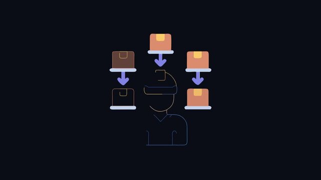  Supplier Icon for Procurement and Supply Chain