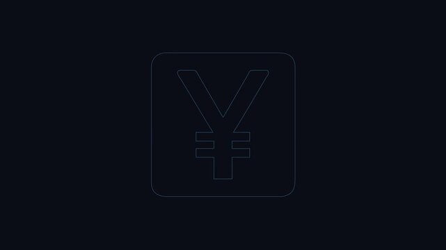  Dynamic Yen Sign Icon for Investment